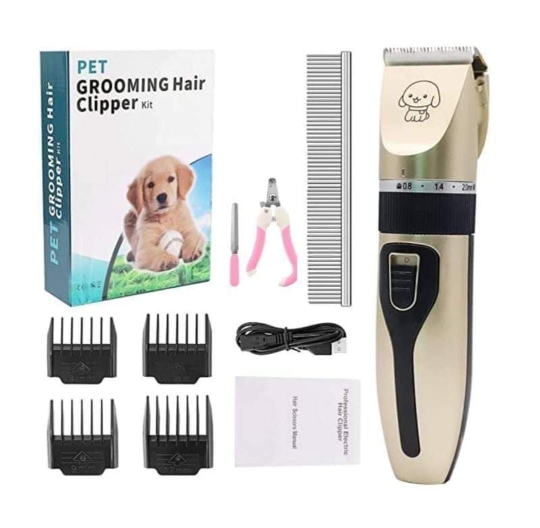 Kit de Corte y Aseo para Mascotas Inalámbrico